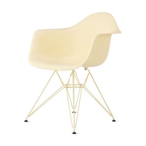 Herman Miller x HAY Eames Molded Recycled Plastic Armchair - Powder Yellow