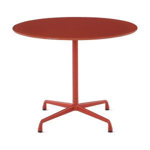 Herman Miller x HAY Eames Universal Base Round Table - Iron Red
