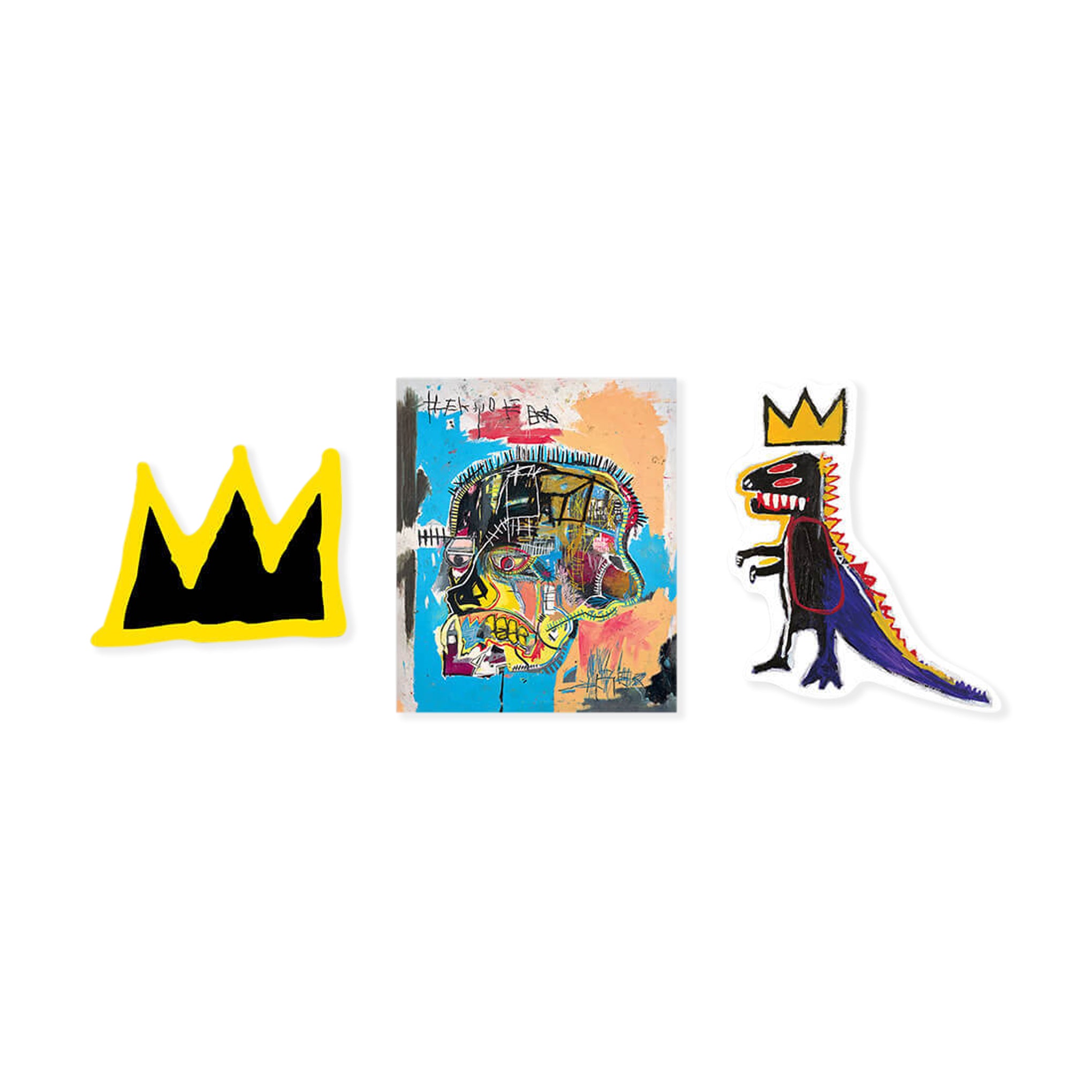 Jean-Michel Basquiat's Greatest Hits Apply Stickers - Set of 3 - Image 2