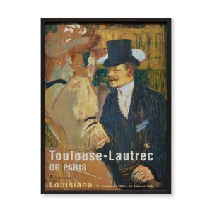 Henri de Toulouse-Lautrec Louisiana Museum 1994?C1995 Framed Poster