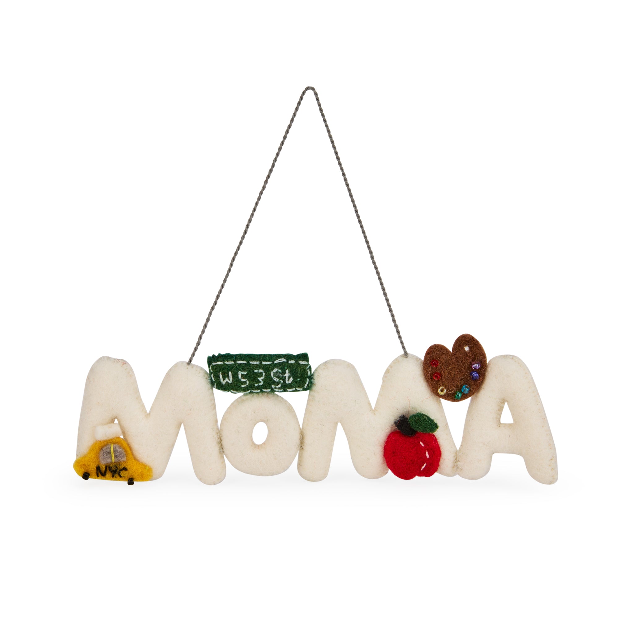 MoMA Logo Felt Holiday Ornament