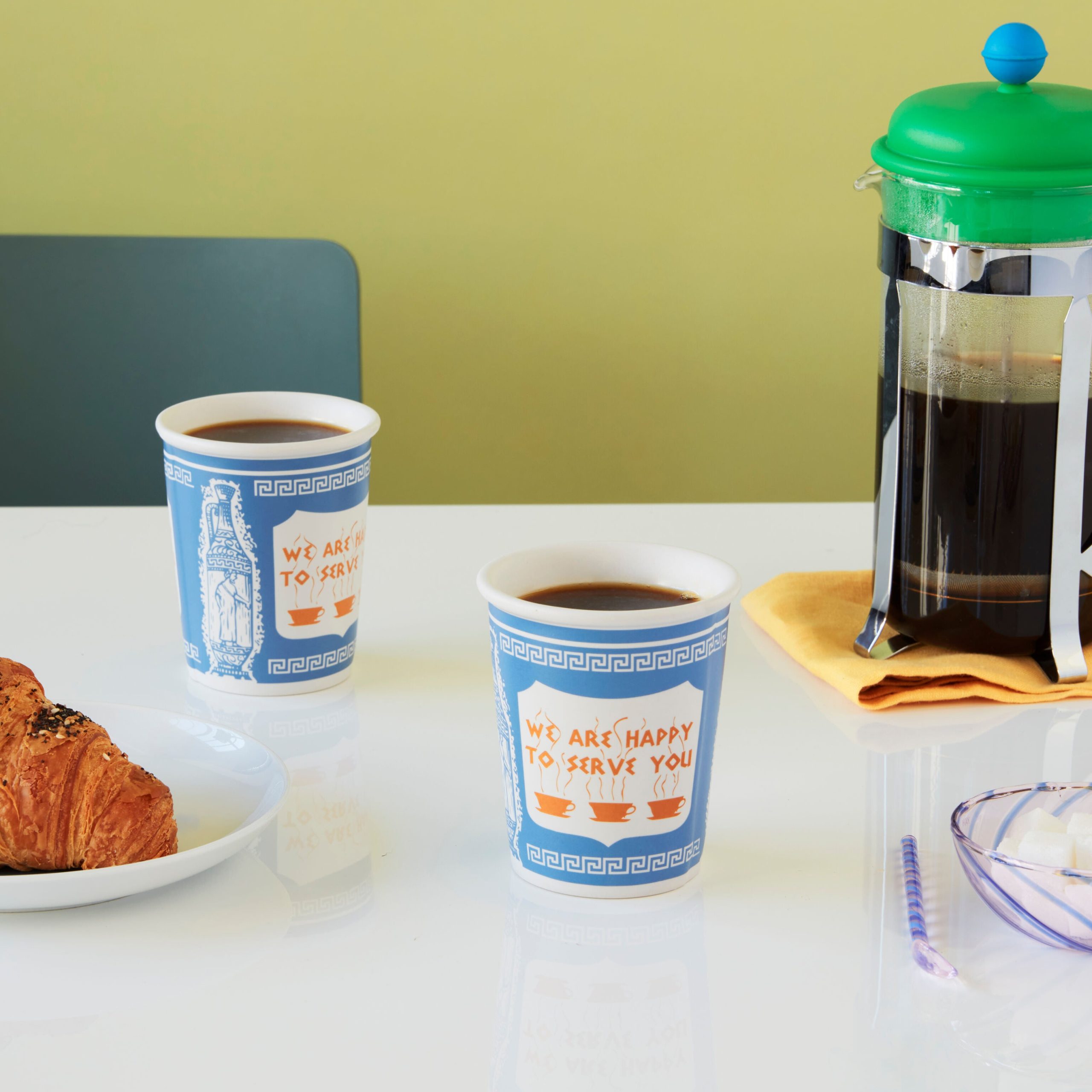 New York Coffee Cup - Blue - Image 4