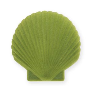 Venus Velvet Seashell Jewelry Box - Green