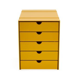 USM Haller 5-Drawer Set - Yellow