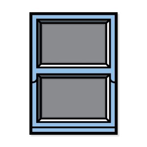 Richard Woods Window 03 Framed Print