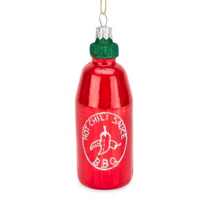 NYC Glass Holiday Ornament - Sriracha