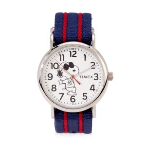 Snoopy  Weekender Watch - Blue/ Red