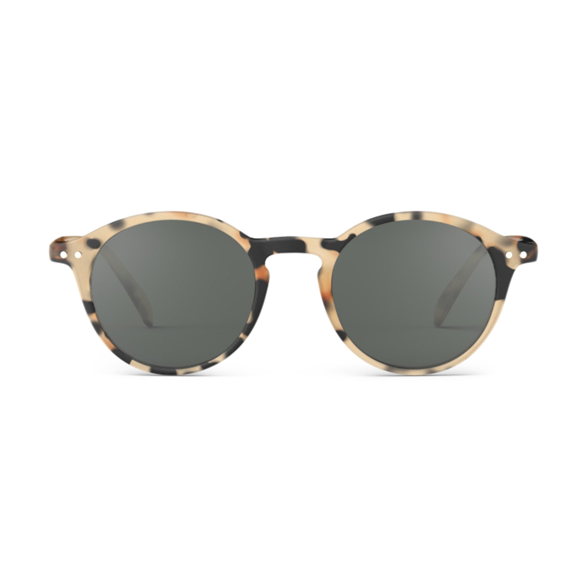 IZIPIZI Round Sunglasses #D - Light Tortoise