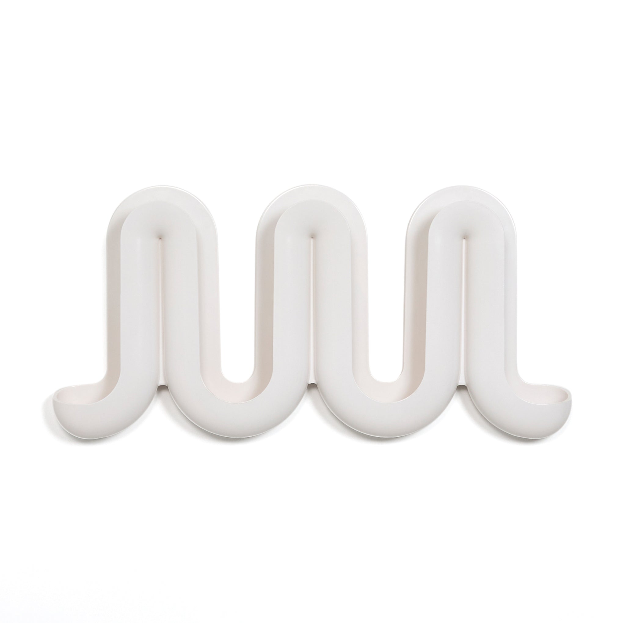 Swell Coat Rack & Wall Organizer - Cream