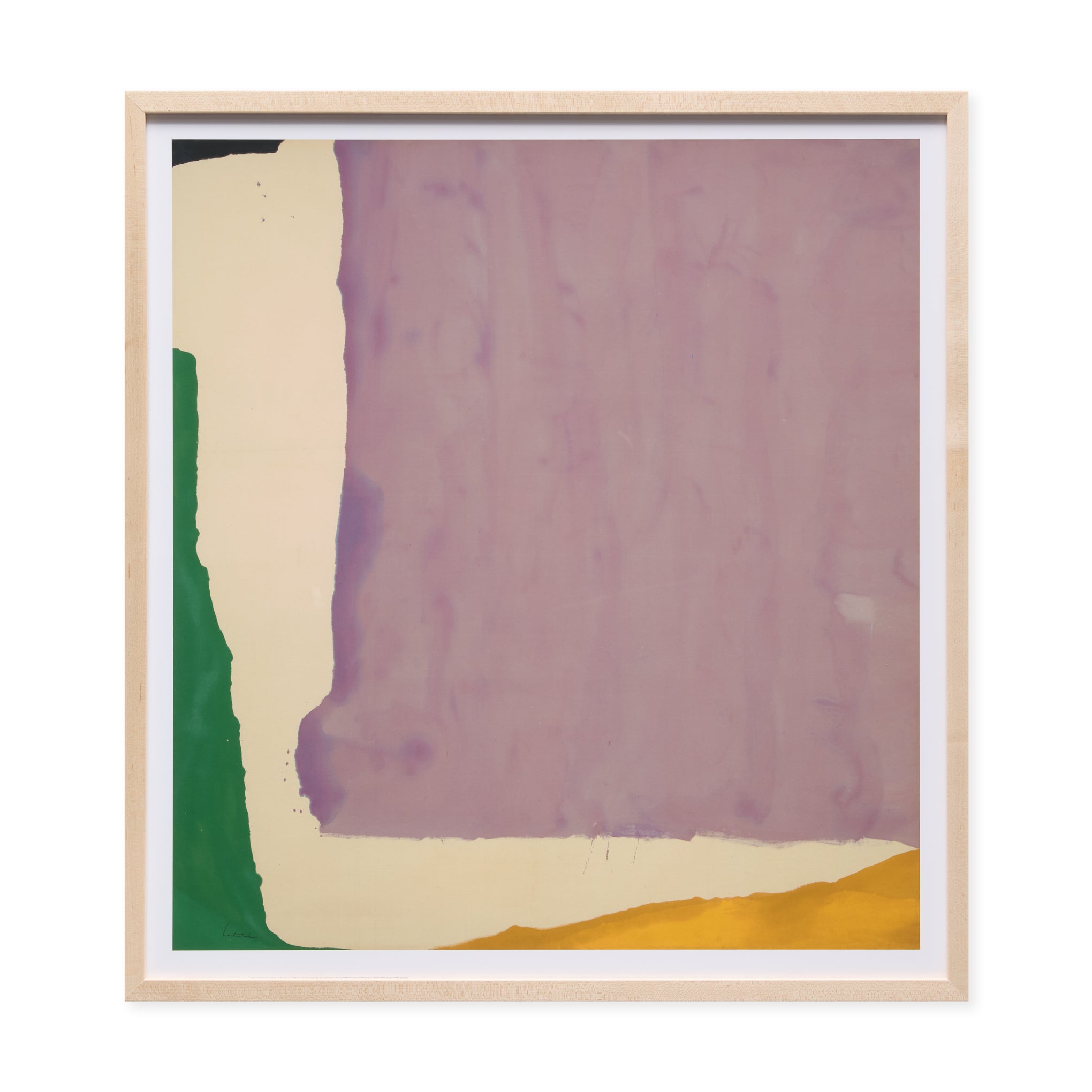 Helen Frankenthaler Mauve District Framed Poster