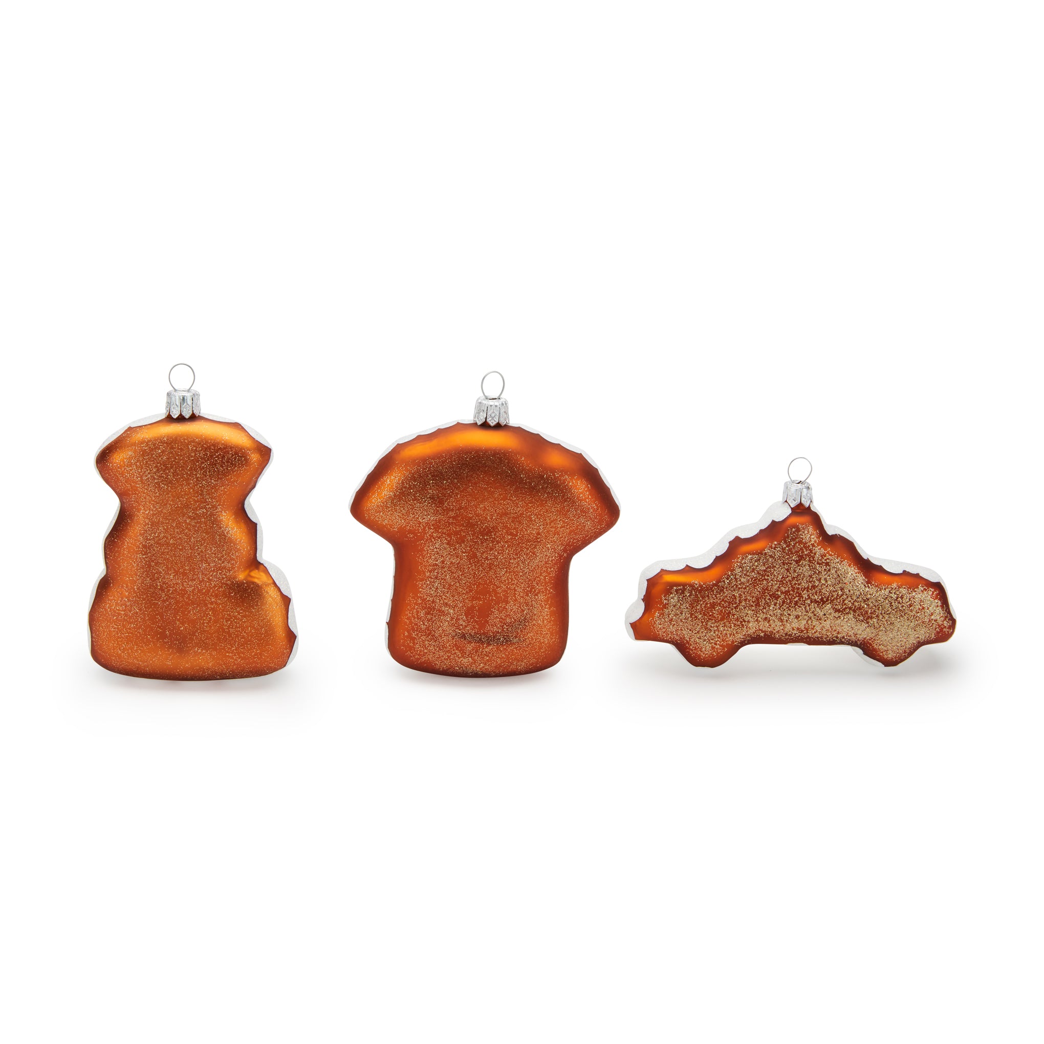 NYC Gingerbread Glass Ornaments - Set of 3 - Image 4