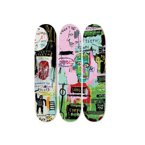 Jean-Michel Basquiat In Italian Skateboard Triptych from The Skateroom
