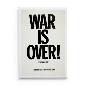 Yoko Ono & John Lennon: WAR IS OVER! Magnet