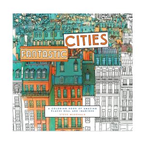 Fantastic Cities Coloring Book - Paperback