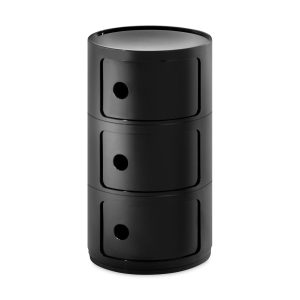 Kartell Componibili 3-Tier Storage - Black