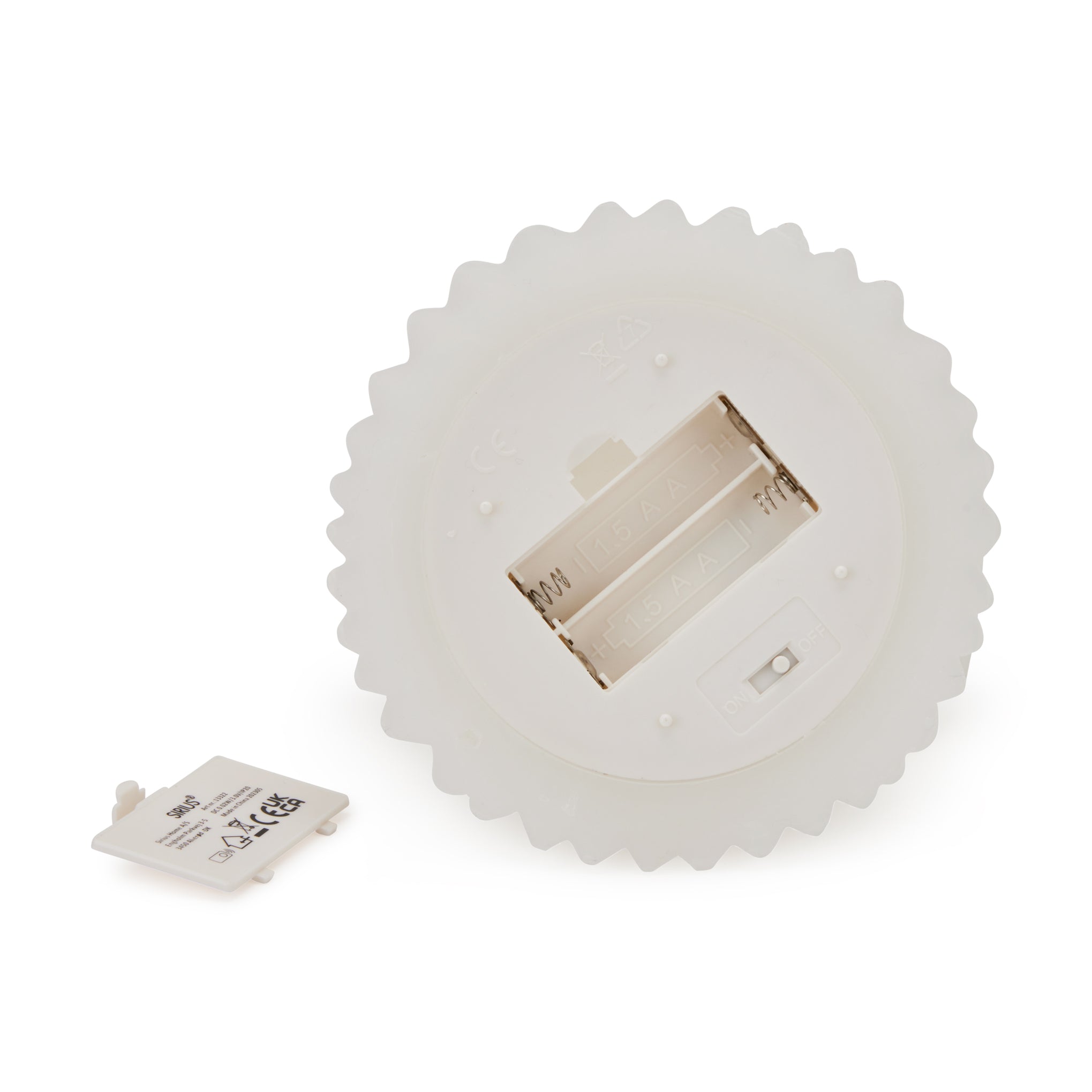 Large LED Lighted Wax Angel - Image 5