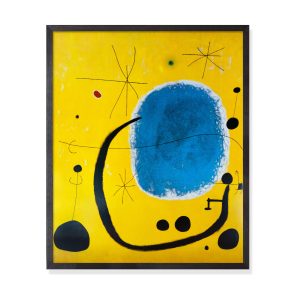 Miró: L'Oro dell'Azzurro Framed Print