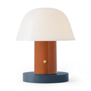 Setago Portable Table Lamp - Rust/ Thunder