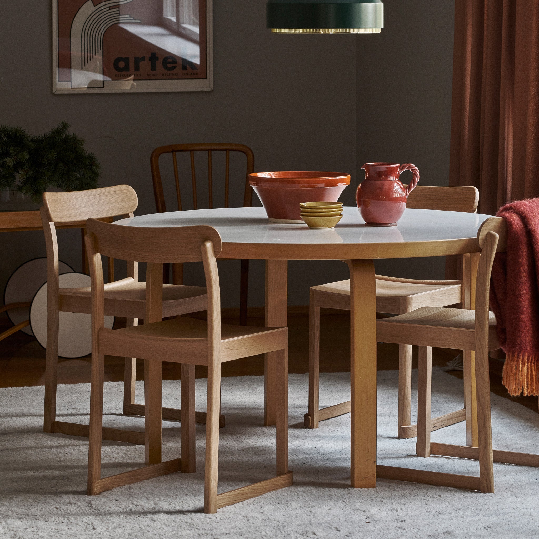 Artek Aalto Round Table 91 - Birch - Image 11