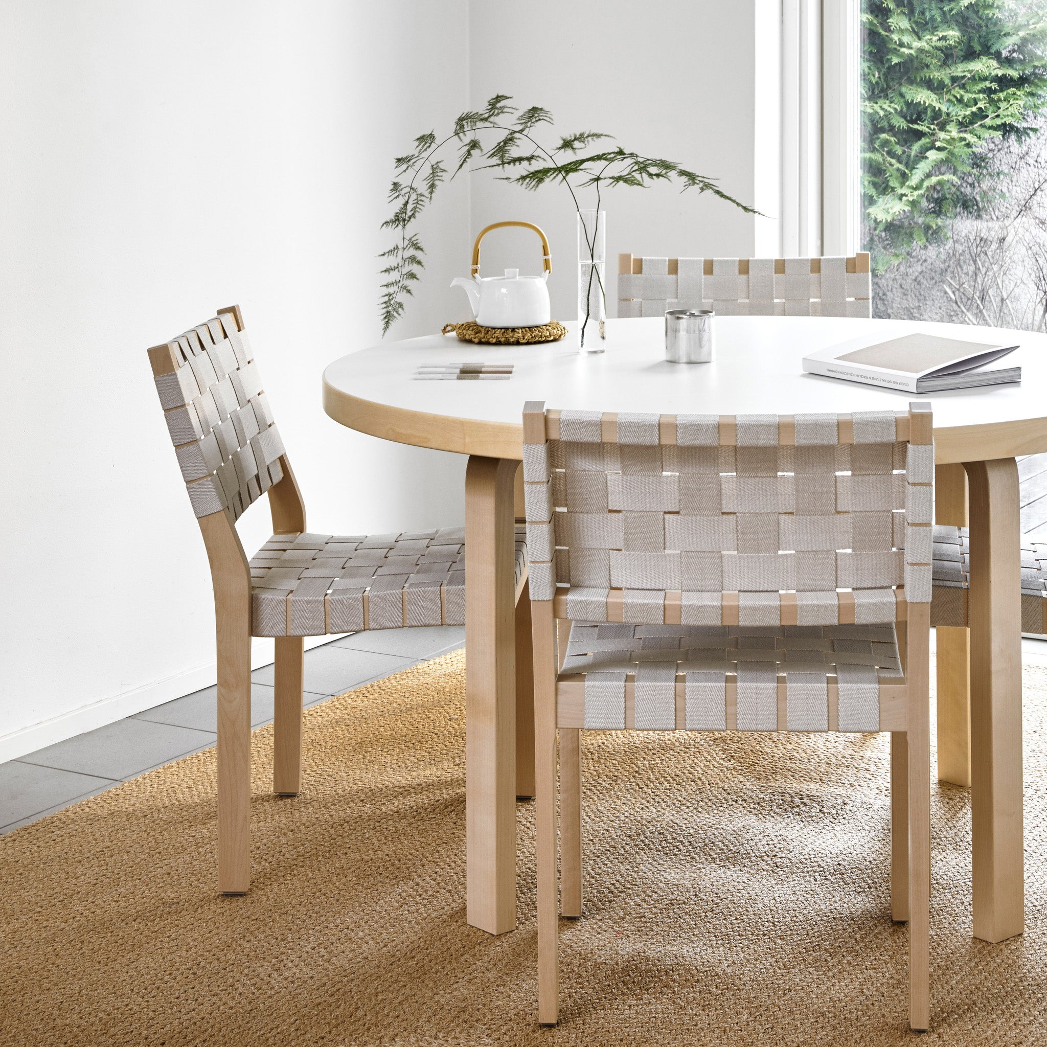 Artek Aalto Round Table 91 - Birch - Image 12