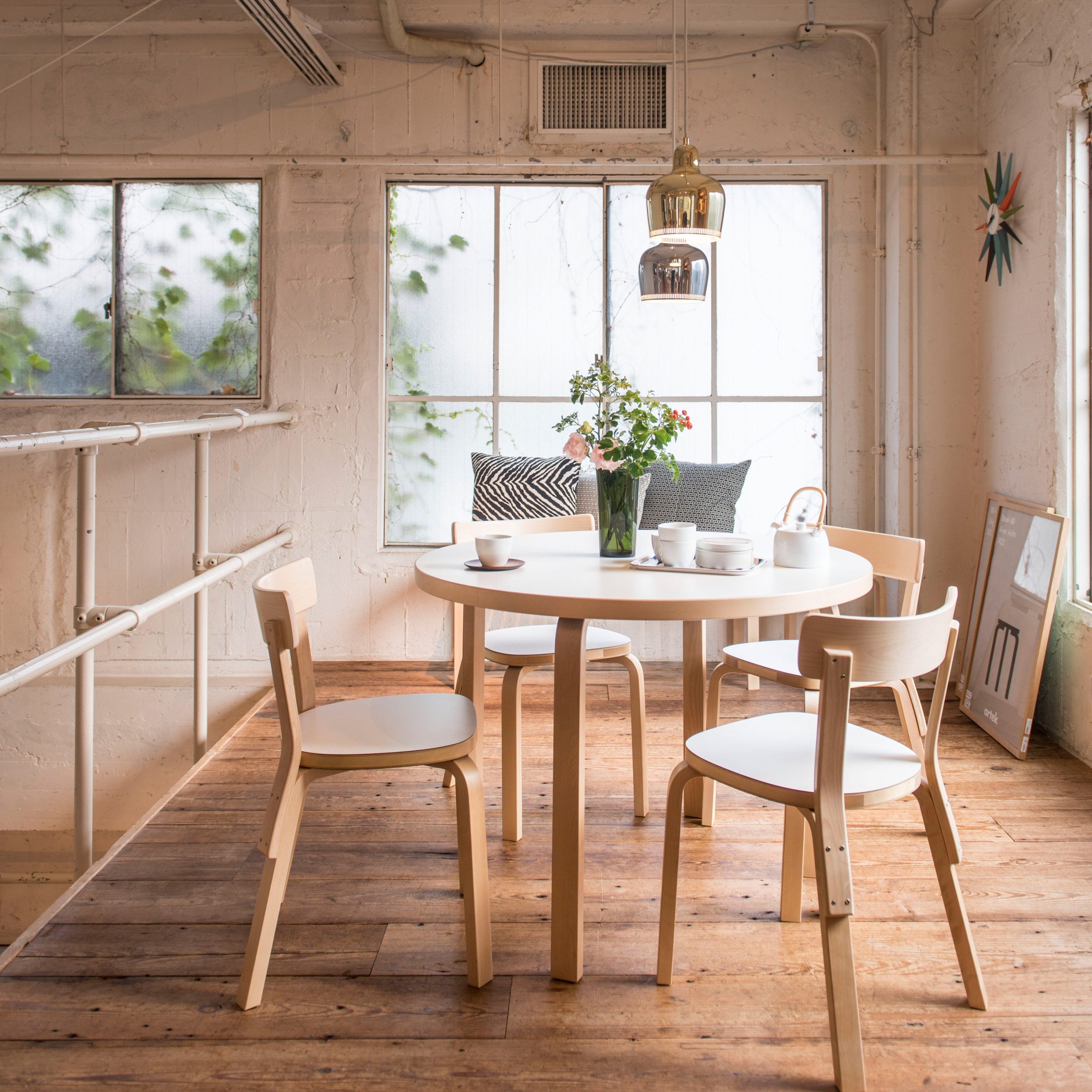 Artek Aalto Round Table 90A - Birch - Image 11