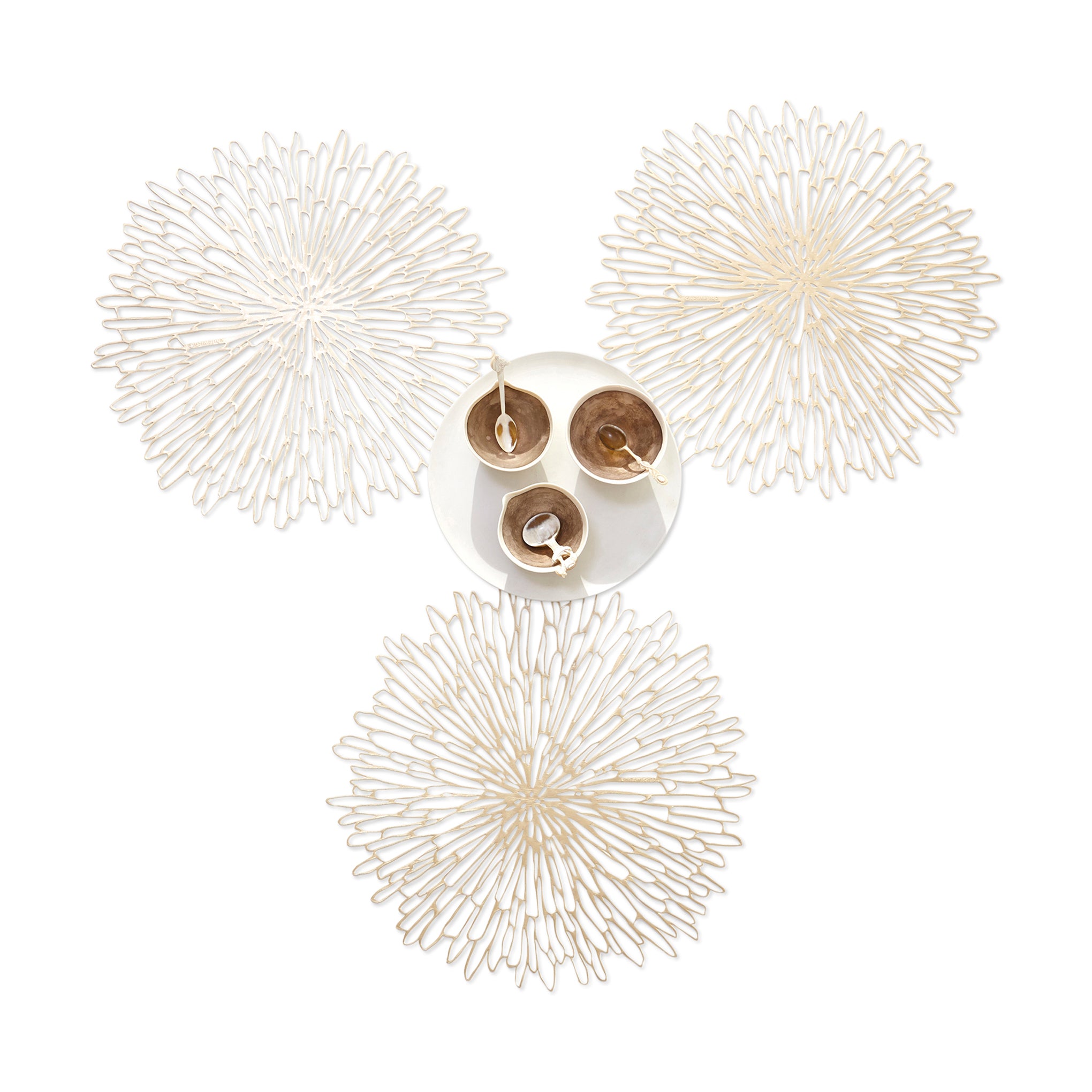 Chilewich Bloom Placemat - Champagne - Image 3