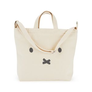 Miffy Baggu Recycled Cotton Horizontal Zip Duck Bag