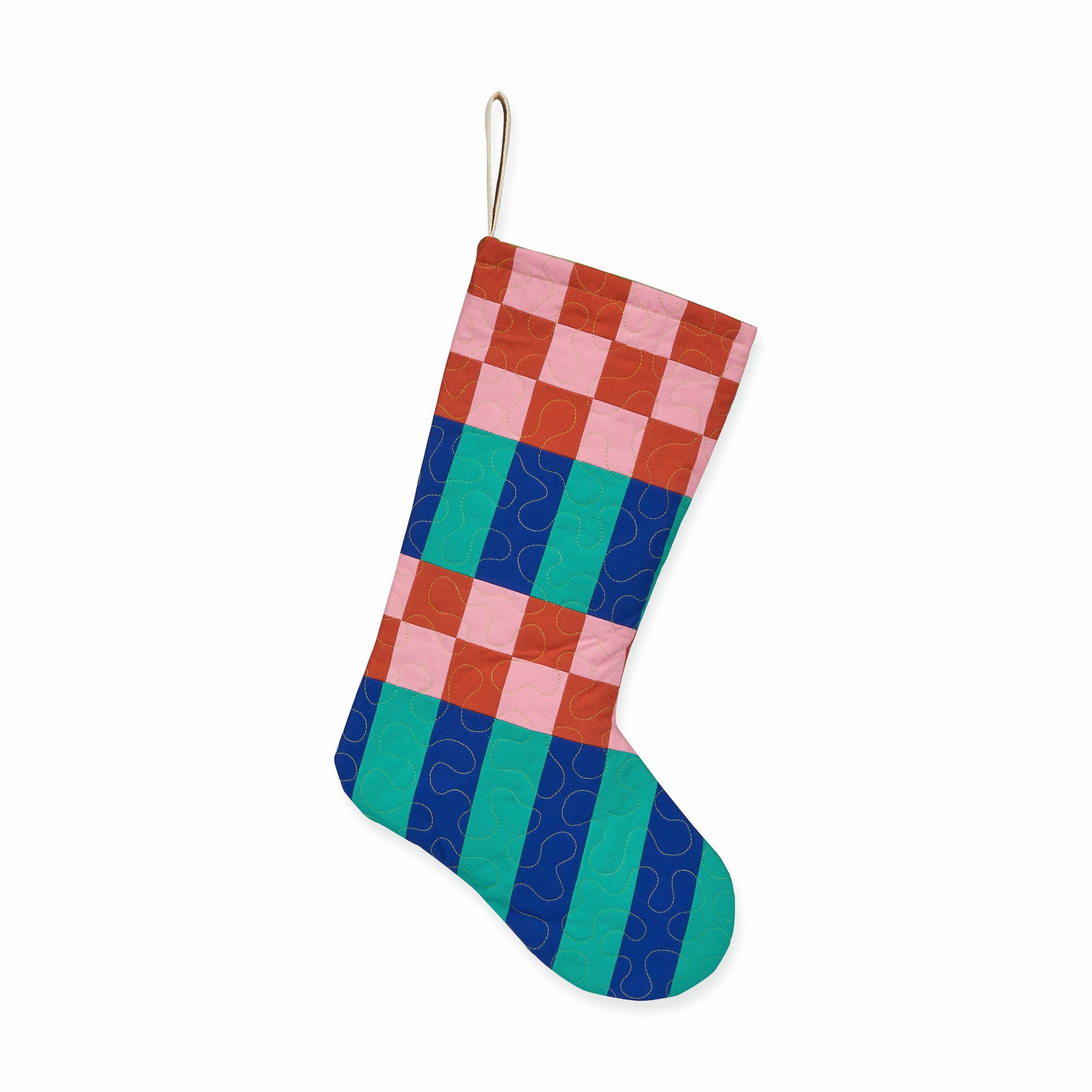 Hand-Quilted Christmas Stocking - 1 - Image 5