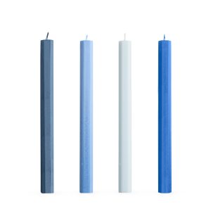 HAY Shape Candles - Set of 4 - Blues