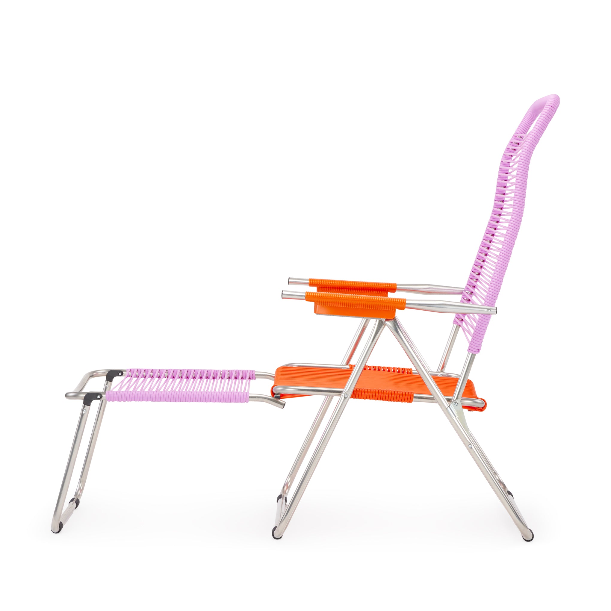 Spaghetti Outdoor Lounge Chair - Pink/ Orange - Image 3