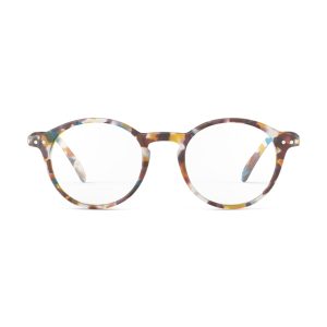 IZIPIZI Round Reading Glasses #D - Blue Tortoise