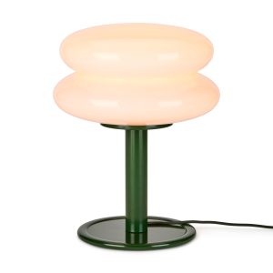 Snowman Table Lamp - Pink/ Green