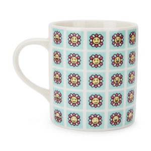 Takashi Murakami Ceramic Flower Mug - Blue