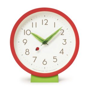 Perch Desk Clock - Red