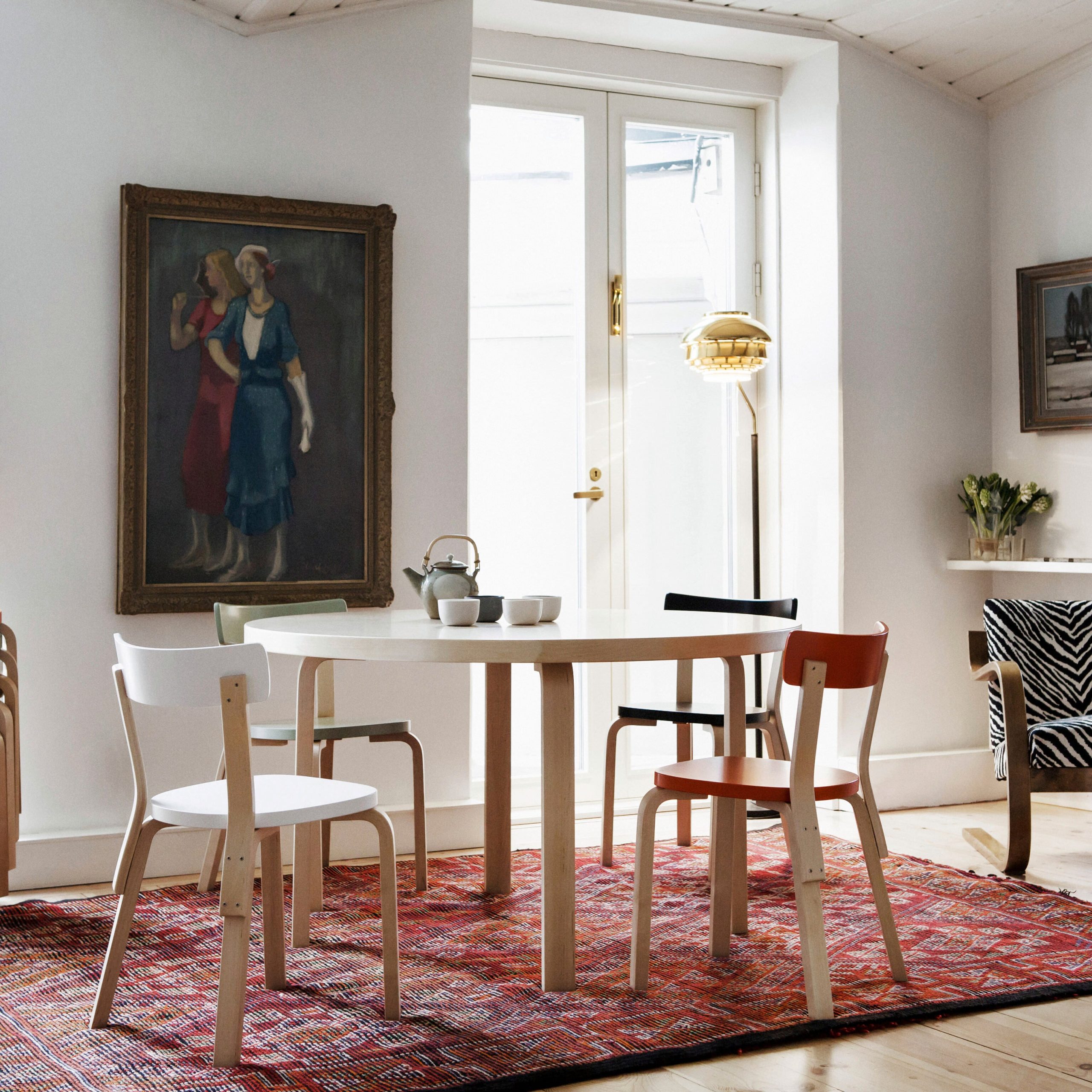 Artek Aalto Round Table 91 - Birch - Image 2