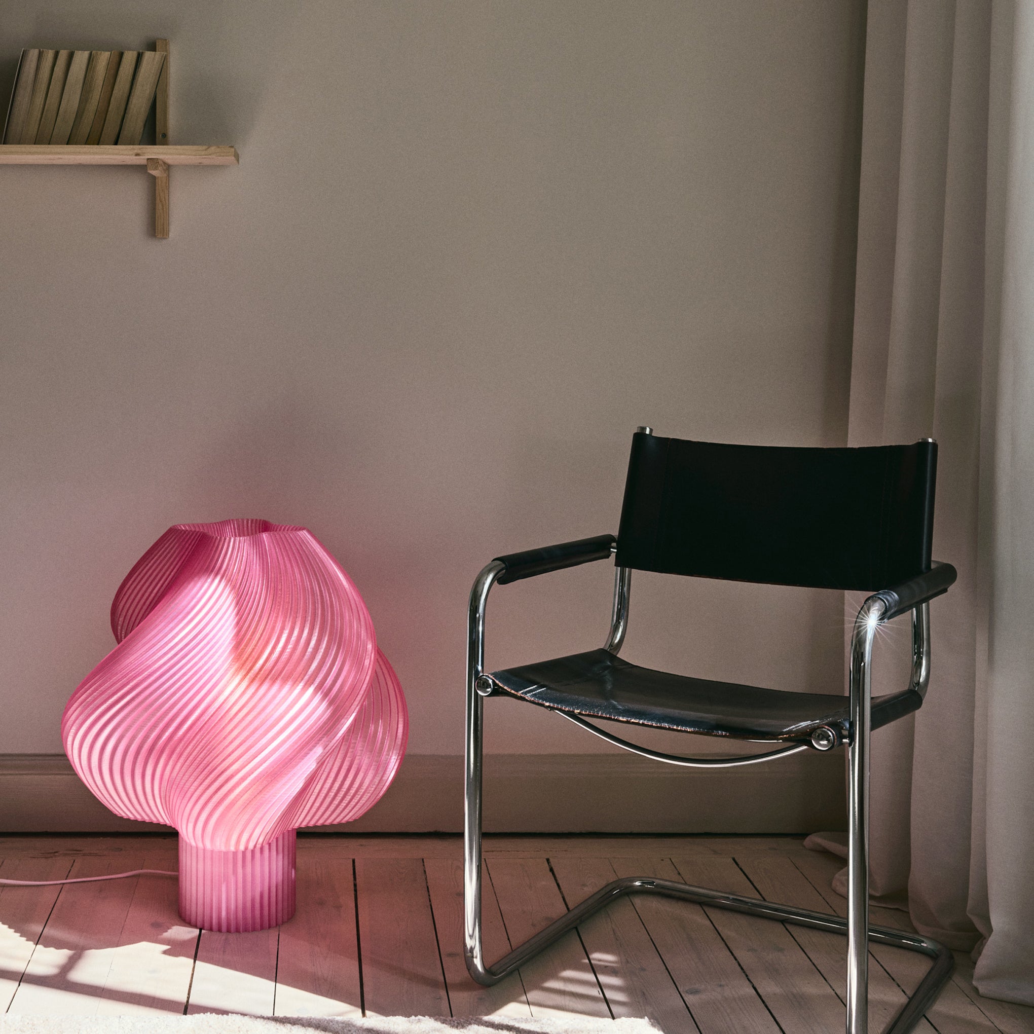 Soft Serve 3D-Printed Lamp - Rose Sorbet - Image 9