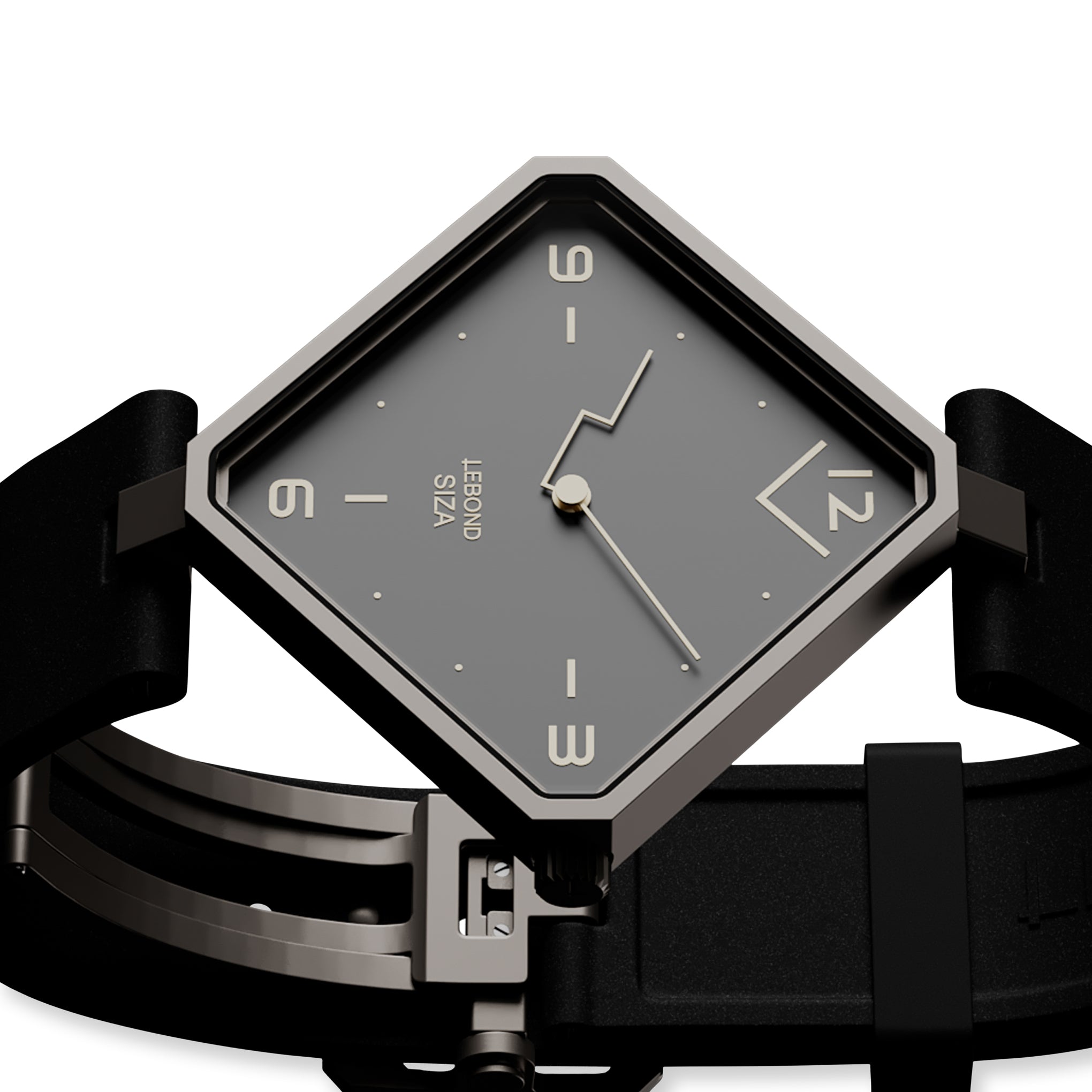 Álvaro Siza Lebond Diamond Watch - Black - Image 3