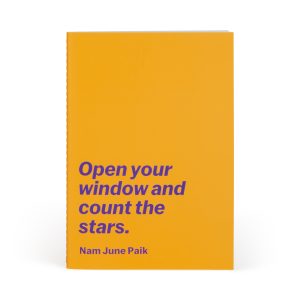MoMA Nam June Paik Quote Notebook