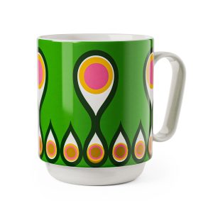 Lisa Larson Bone China Bird Mug - White