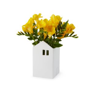 Village House Porcelain Vase - Small