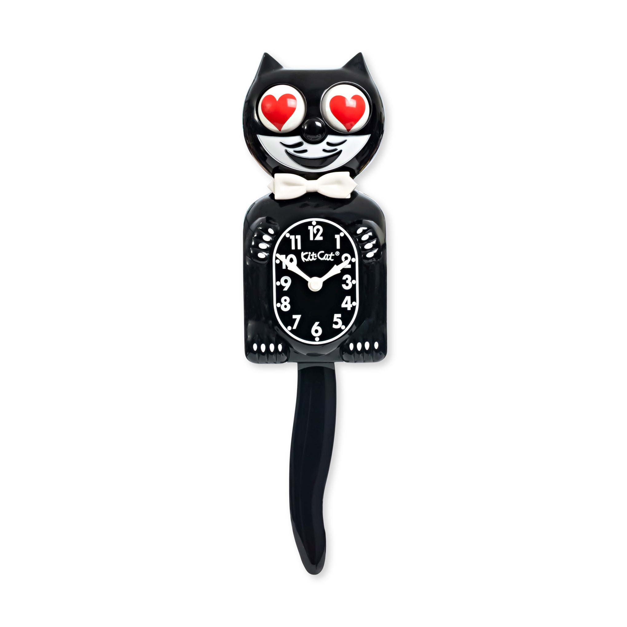 Kit-Cat Heart Eyes Wall Clock