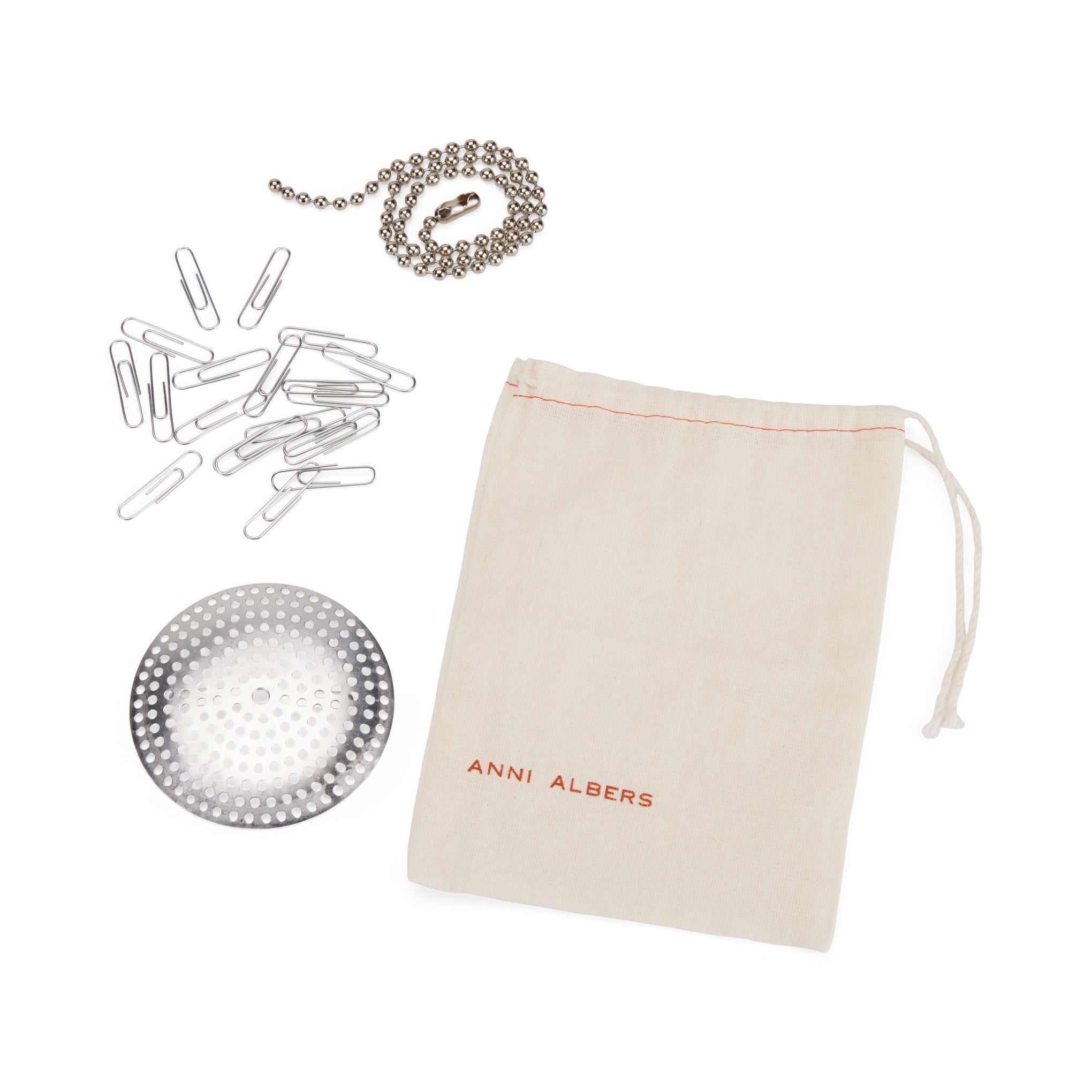 Anni Albers Make Your Own Necklace Jewelry Kit - Silver - Image 11