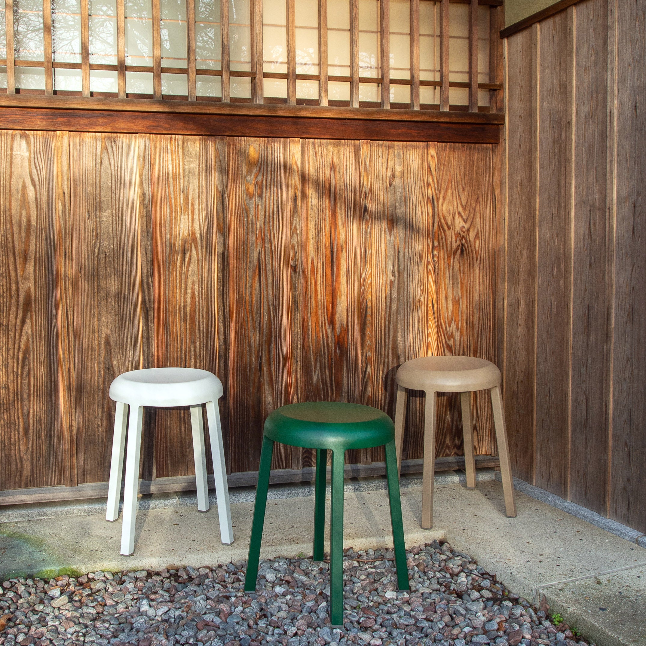 Emeco Za Stool - White Gray - Image 7