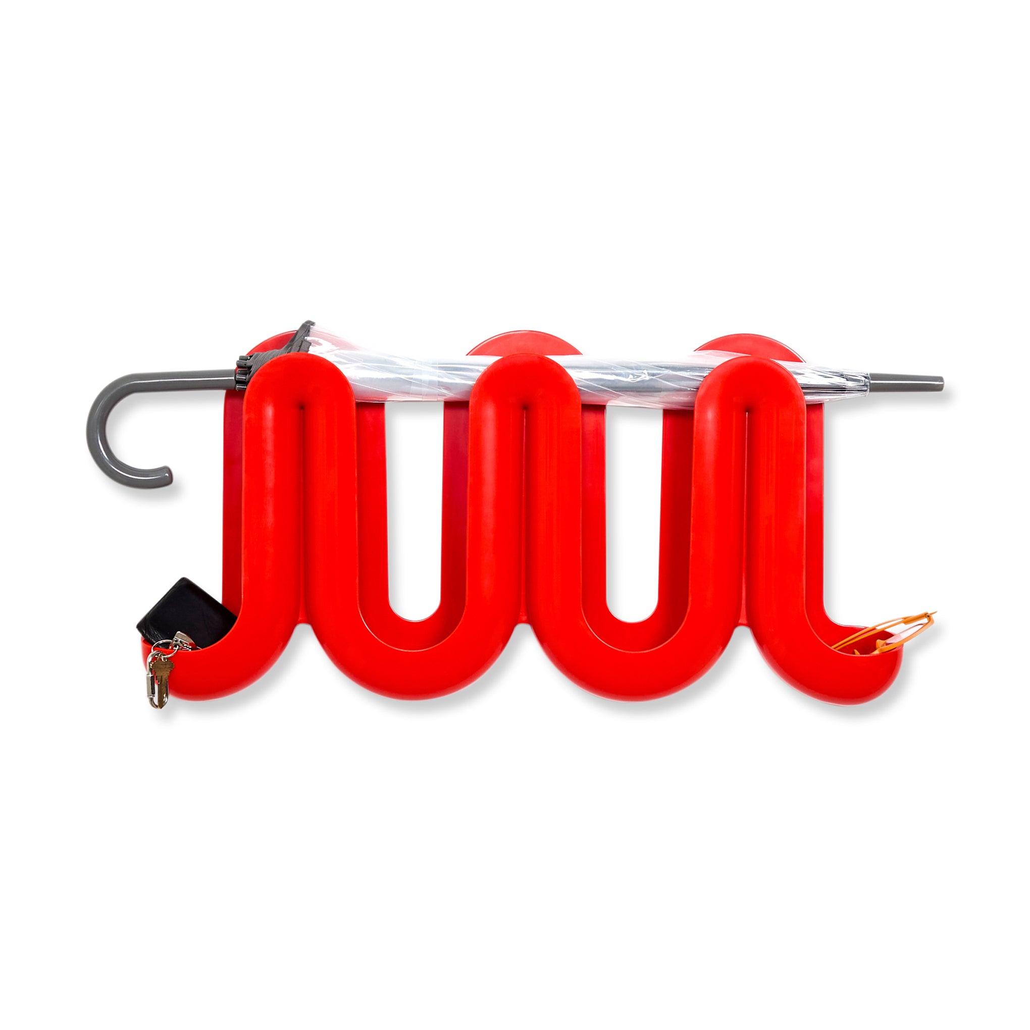 Swell Coat Rack & Wall Organizer - Cream - Image 3