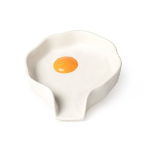 Sunny Side Up Egg Stoneware Spoon Rest