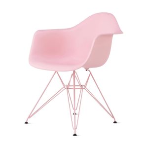 Herman Miller x HAY Eames Molded Recycled Plastic Armchair - Powder Pink