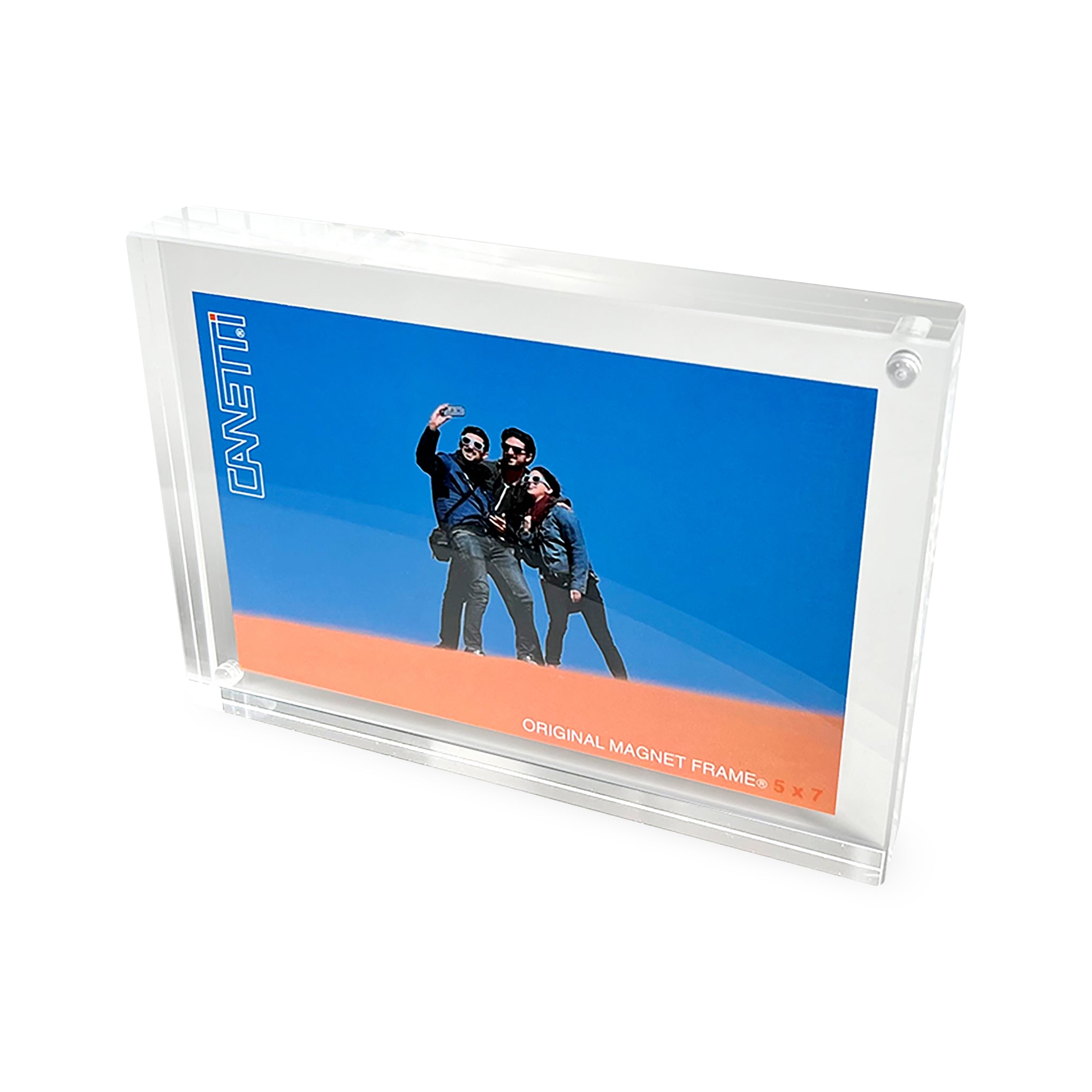 Nicolai Canetti Magnetic Picture Frame - 5 x 7 - Clear - Image 2