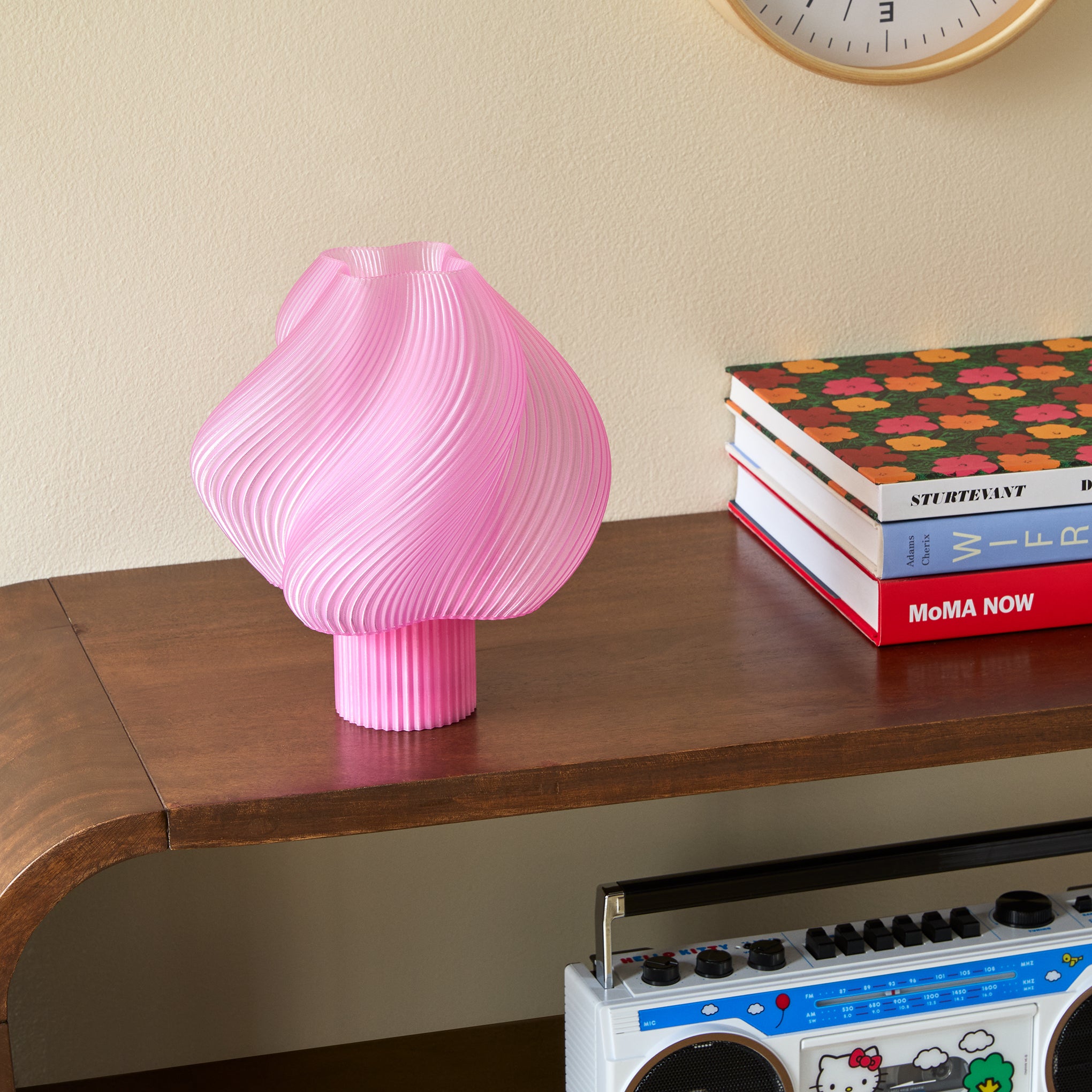 Soft Serve 3D-Printed Lamp - Rose Sorbet - Image 11