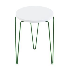 Knoll Hairpin Stacking Table by Florence Knoll - Green