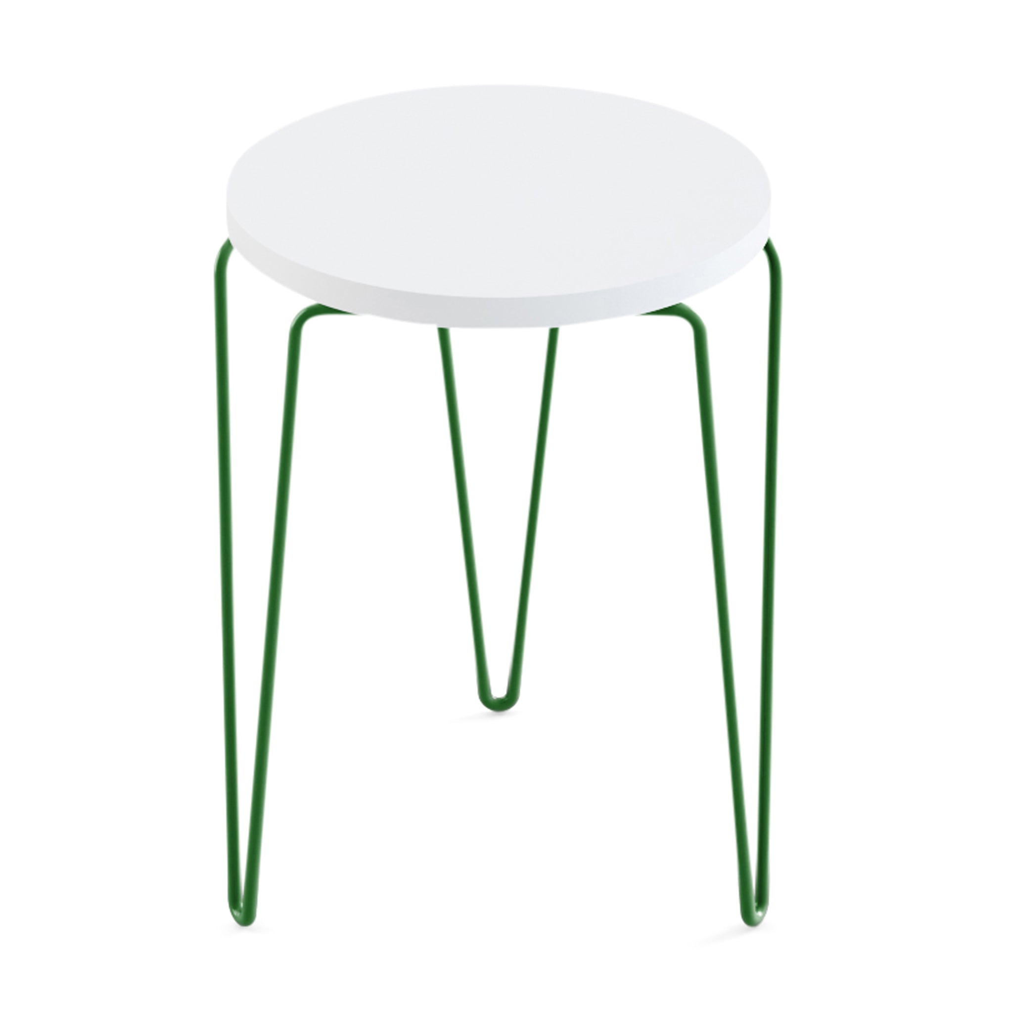 Knoll Hairpin Stacking Table by Florence Knoll - Green
